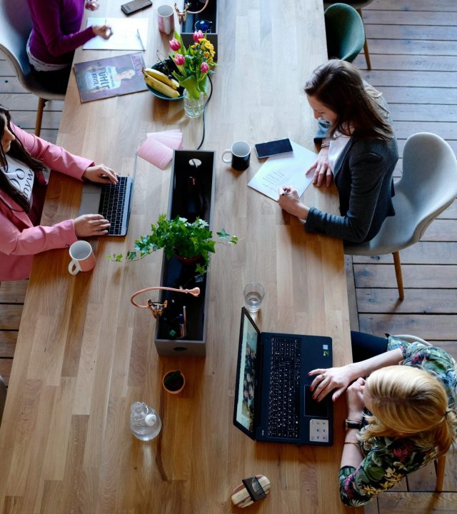 business women working