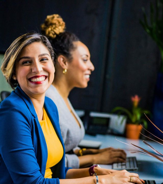 Smiling business woman